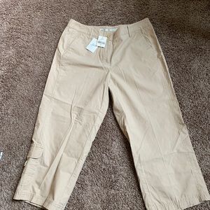 J.Jill Cargo Crop Pants - NWT